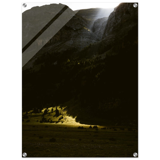 Acrylic Print of a morning in the Pyrenees