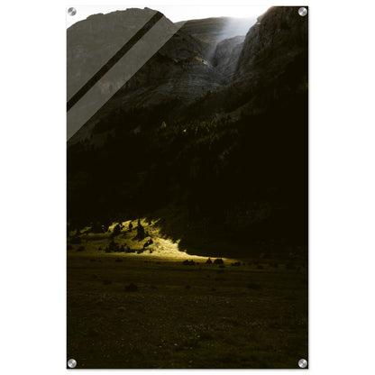 Acrylic Print of a morning in the Pyrenees
