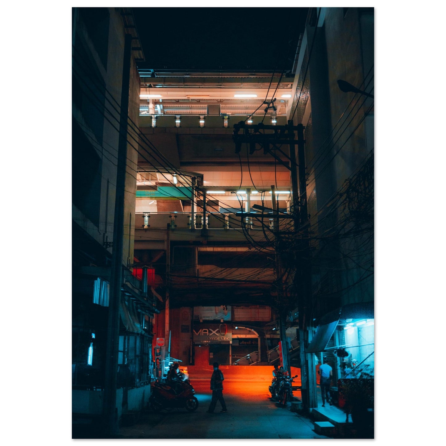 Aluminum Print of Bangkok at night