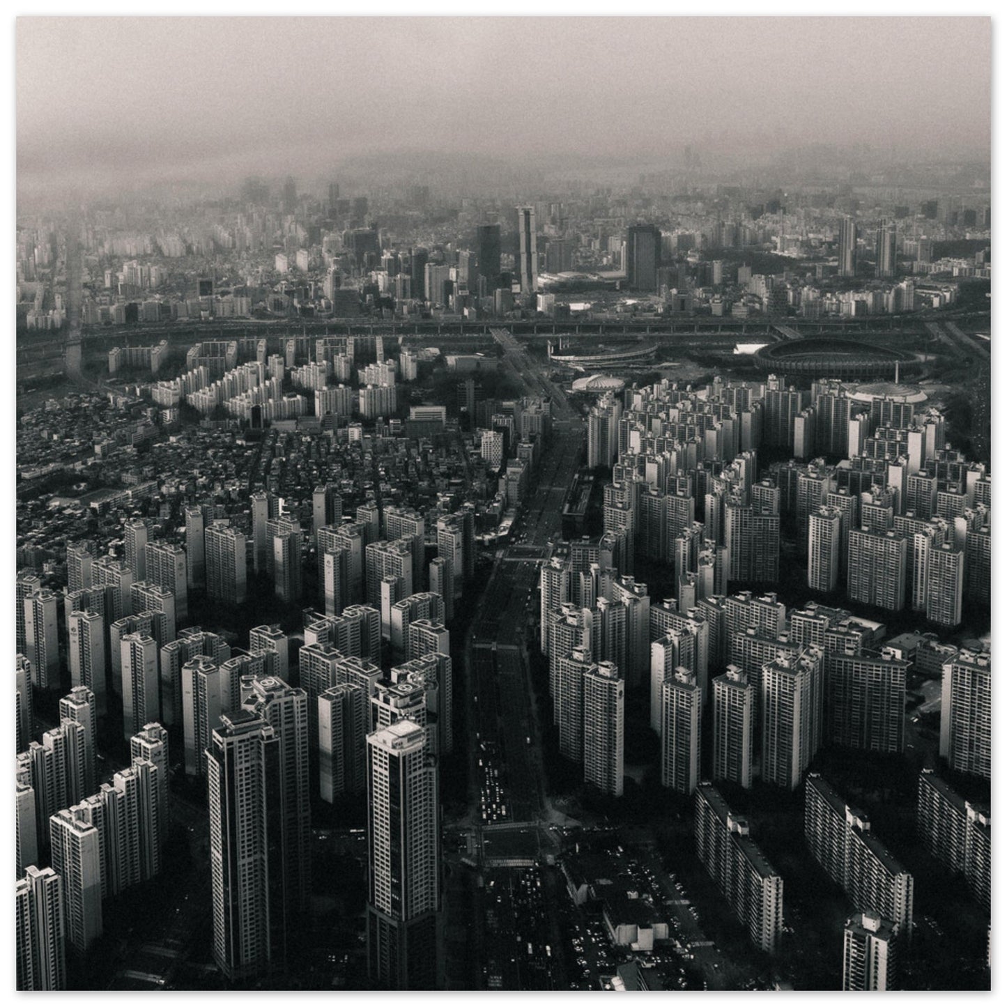 Paper Poster of Seoul