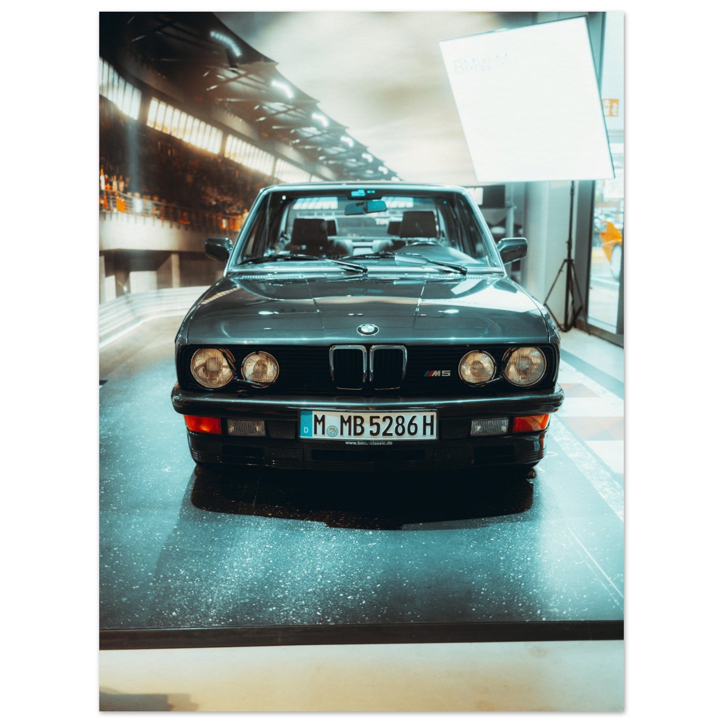 Paper Poster of a BMW M5