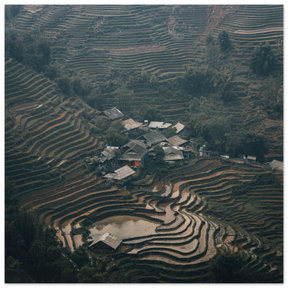 Aluminum Print of Sapa in Vietnam