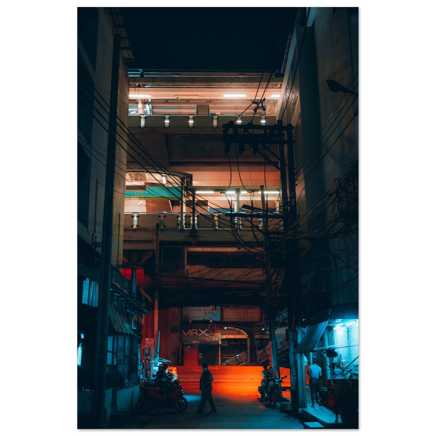 Aluminum Print of Bangkok at night