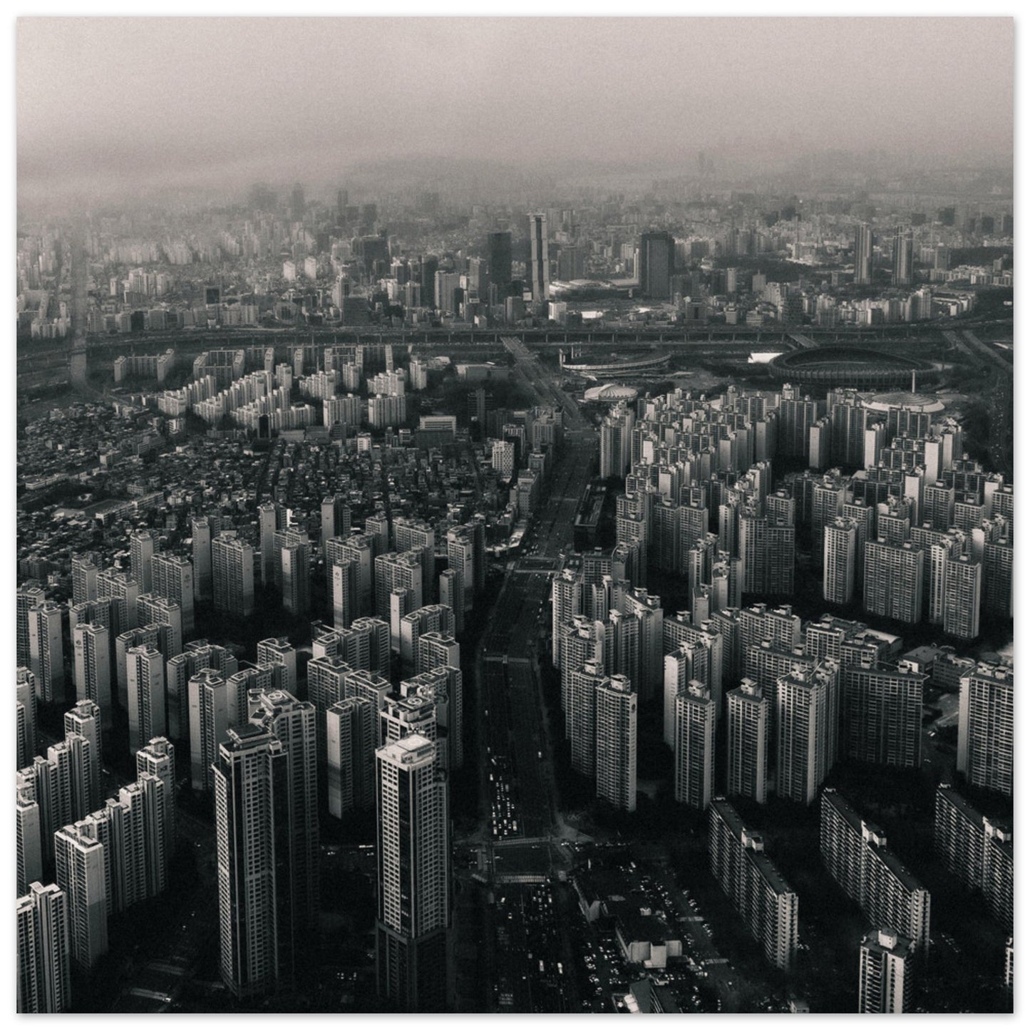 Paper Poster of Seoul