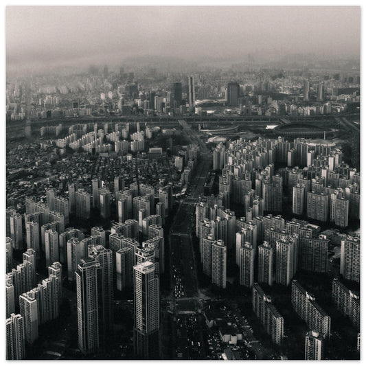 Paper Poster of Seoul