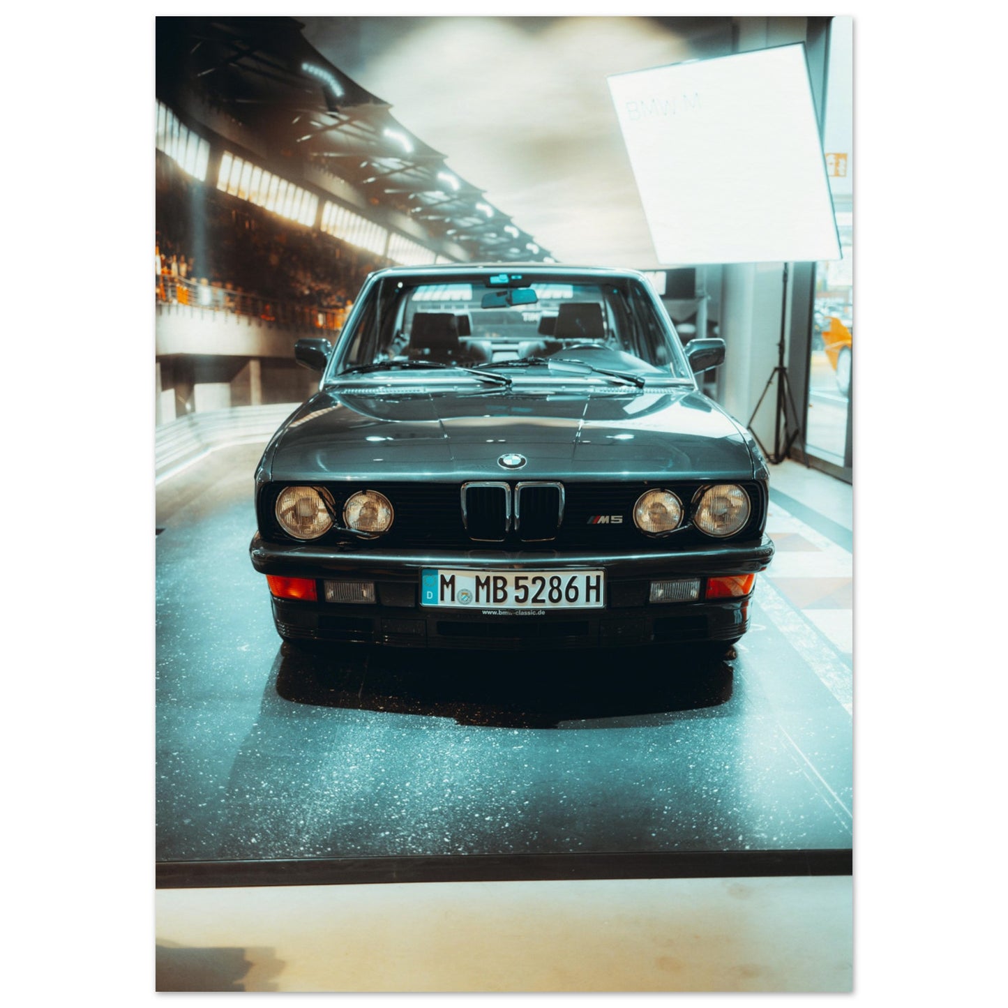 Paper Poster of a BMW M5