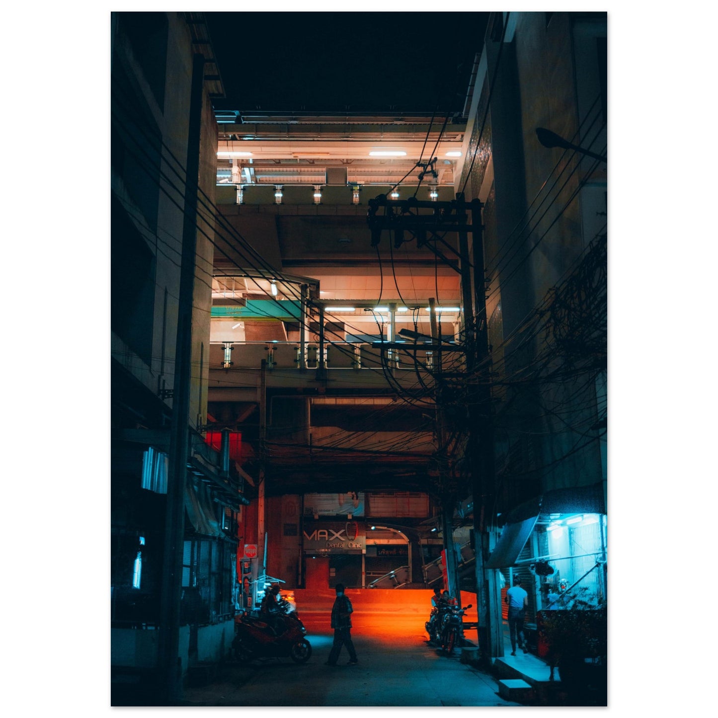 Aluminum Print of Bangkok at night