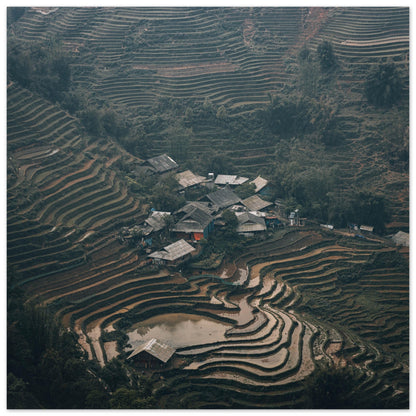 Aluminum Print of Sapa in Vietnam