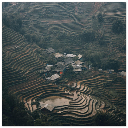Aluminum Print of Sapa in Vietnam
