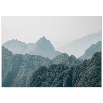 Aluminum Print from the view of Fansipan in Vietnam