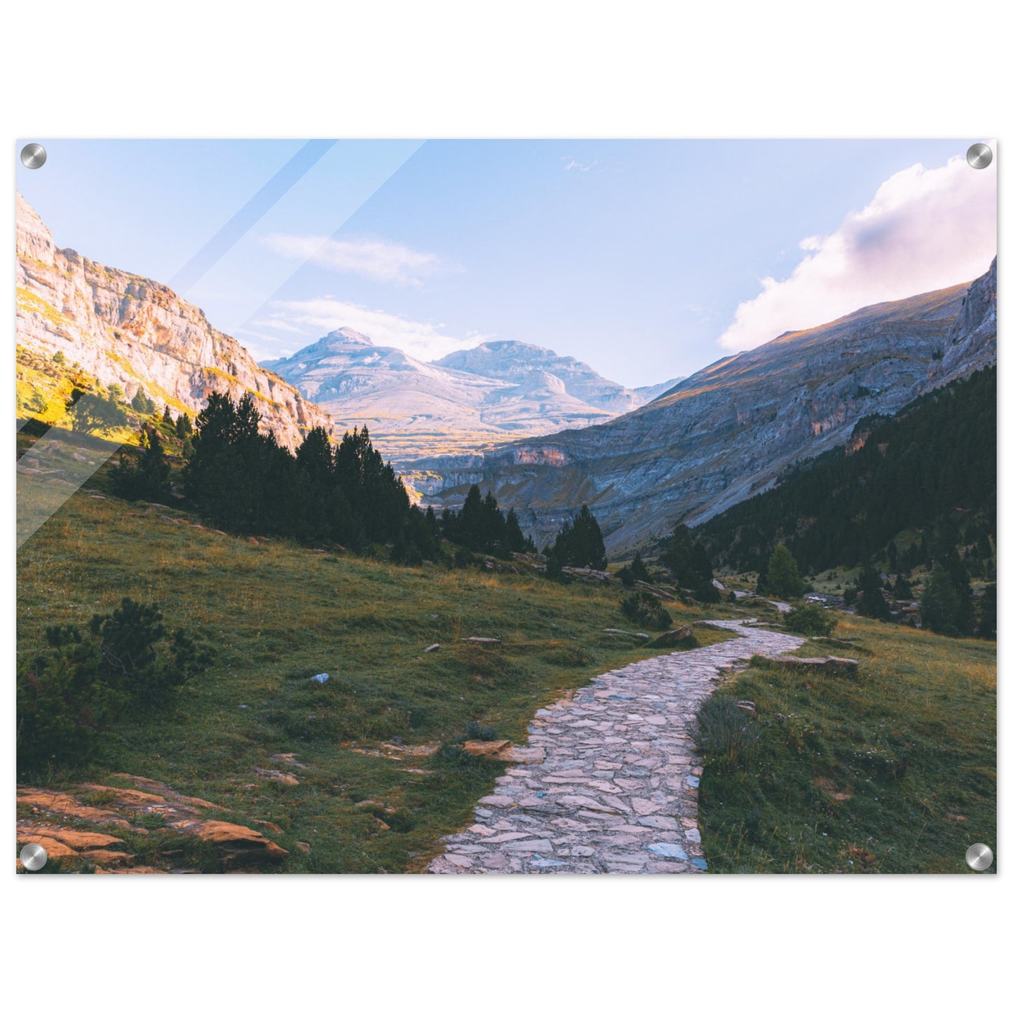 Acrylic Print of the Pyrenees