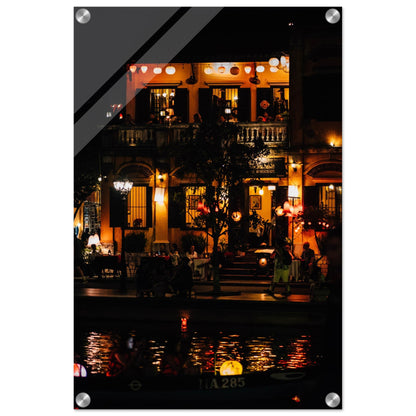 Acrylic Print of Hoi An at night